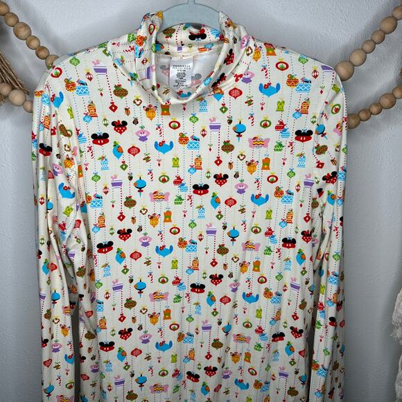 Disney Parks Mickey Mouse & Friends Mock Neck Long Sleeve Top - Picture 1 of 4